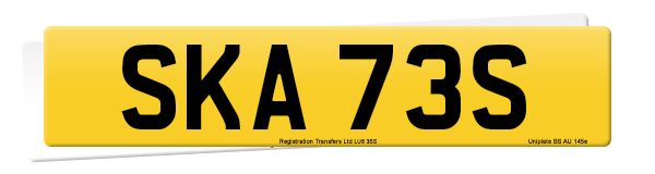 Registration number SKA 73S
